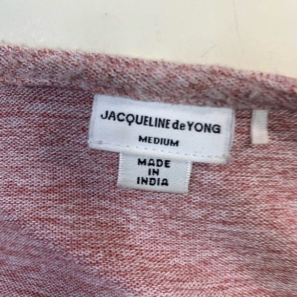 Jacqueline de Yong Pink Cardigan w Pockets - Picture 3 of 4